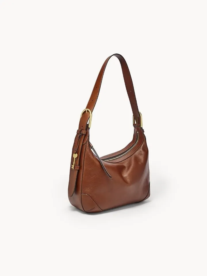 Fossil Zb7888200 Hannah Hobo Brown