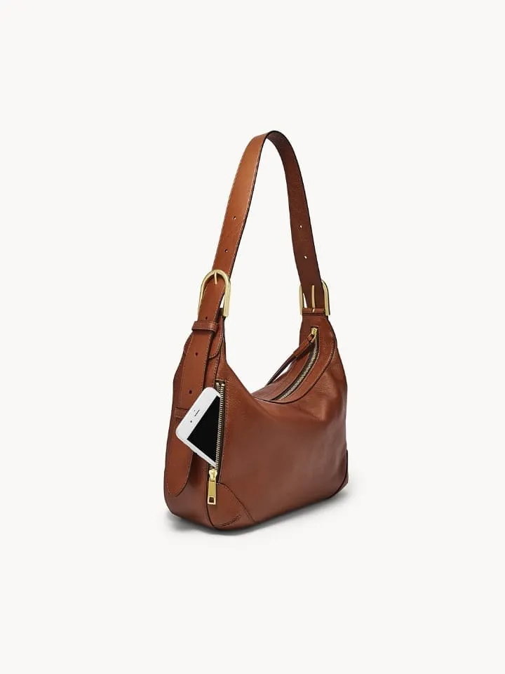 Fossil Zb7888200 Hannah Hobo Brown