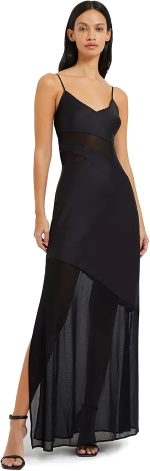 French Connection Womens Satin Strappy Slip Dress