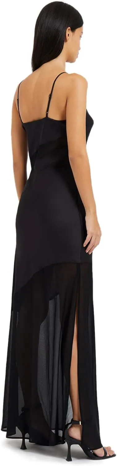 French Connection Womens Satin Strappy Slip Dress