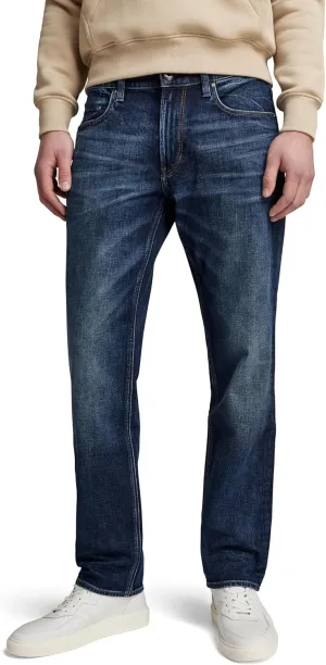 G-STAR Raw - Mens Mosa Straight Jeans, Color Worn in Stratos, Size: 31W x 32L