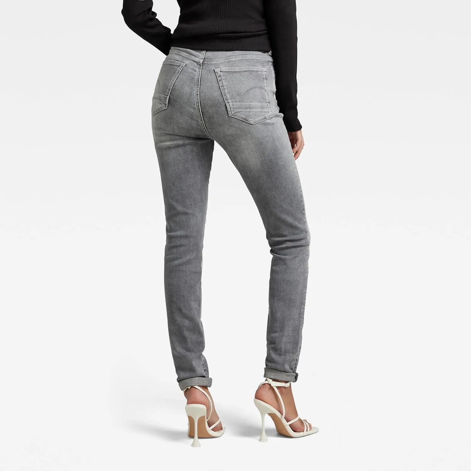 G-STAR RAW Women's Kafey Ultra High Rise Skinny Fit Jeans