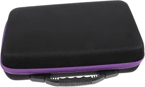 Gatuida 60 Purple Essential Oil Bottle Holder Essential Oil Storage Bag Essential Oil Storage Case Patent Leather Essential Oil Storage Pouch