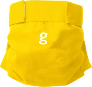 Gdiapers Little Gpant Good Morning Sunshine, Yellow, Small (Pack of 12)