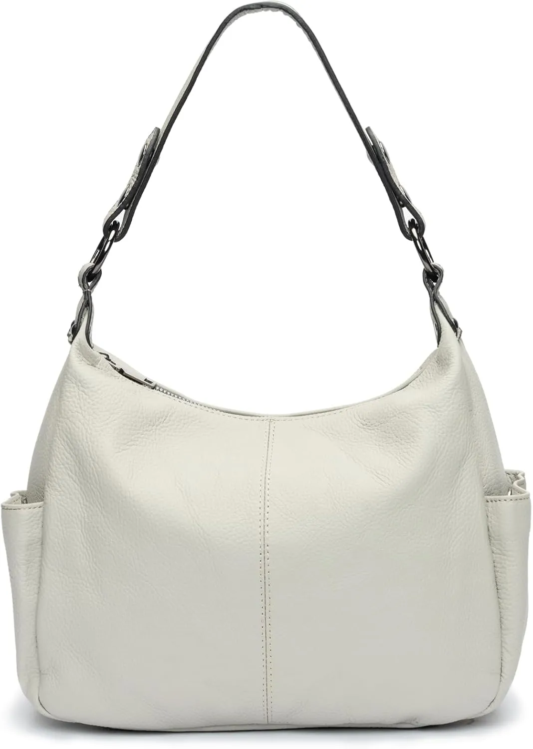 Genuine Leather Purses for Women Hobo Crossbody Bags Casual Work Shoulder Bag with Adjustable Strap