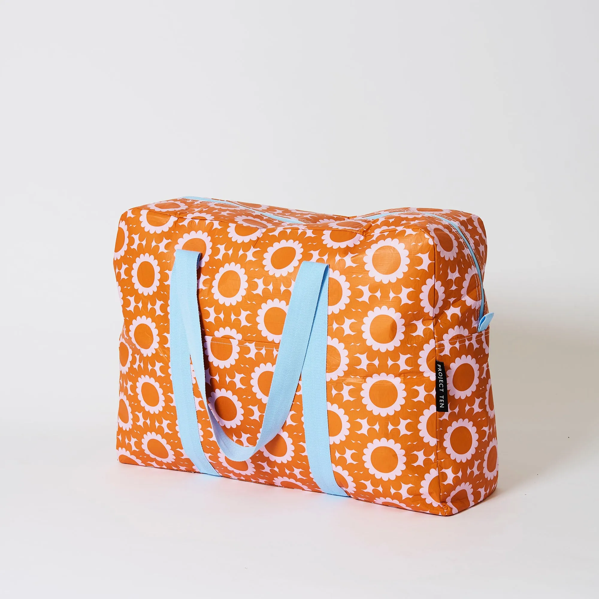 Geo Floral Overnight Bag