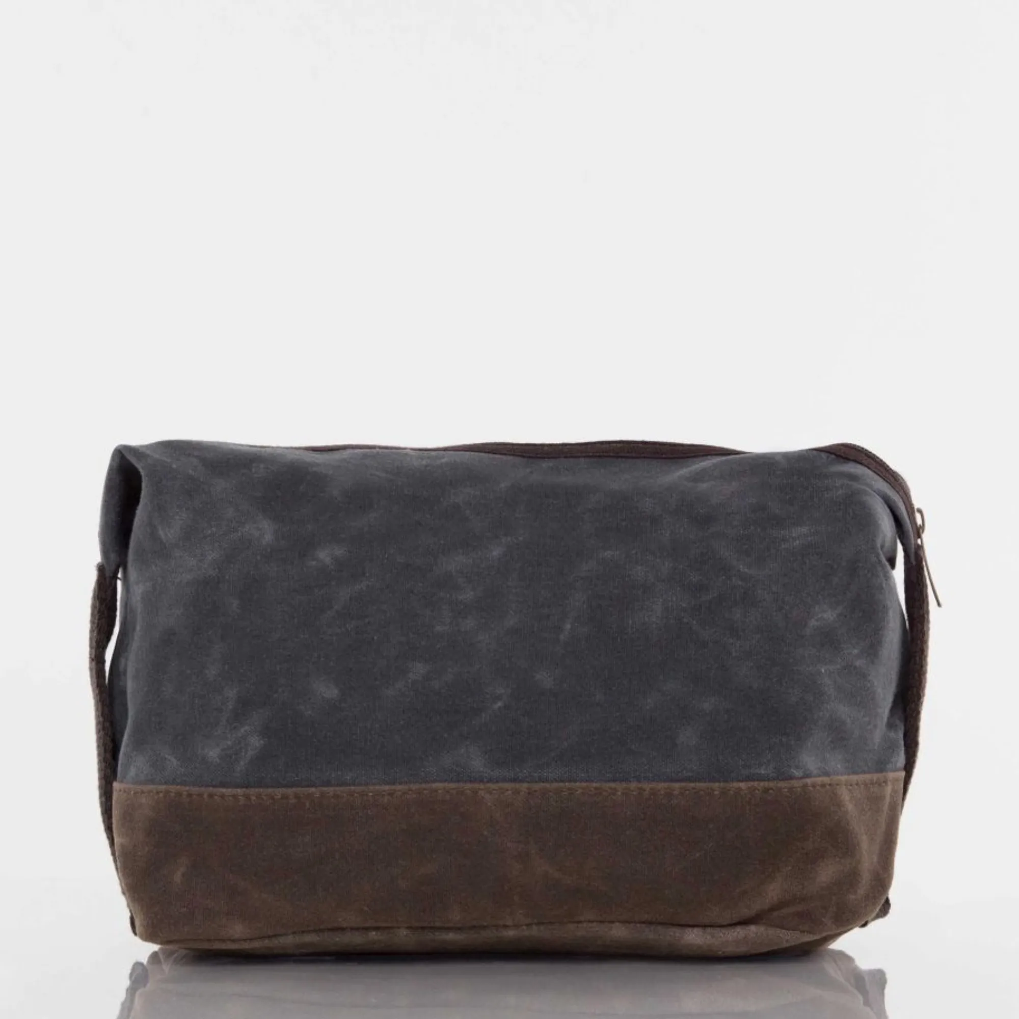 Georgia Themed Waxed Canvas Dopp Kit