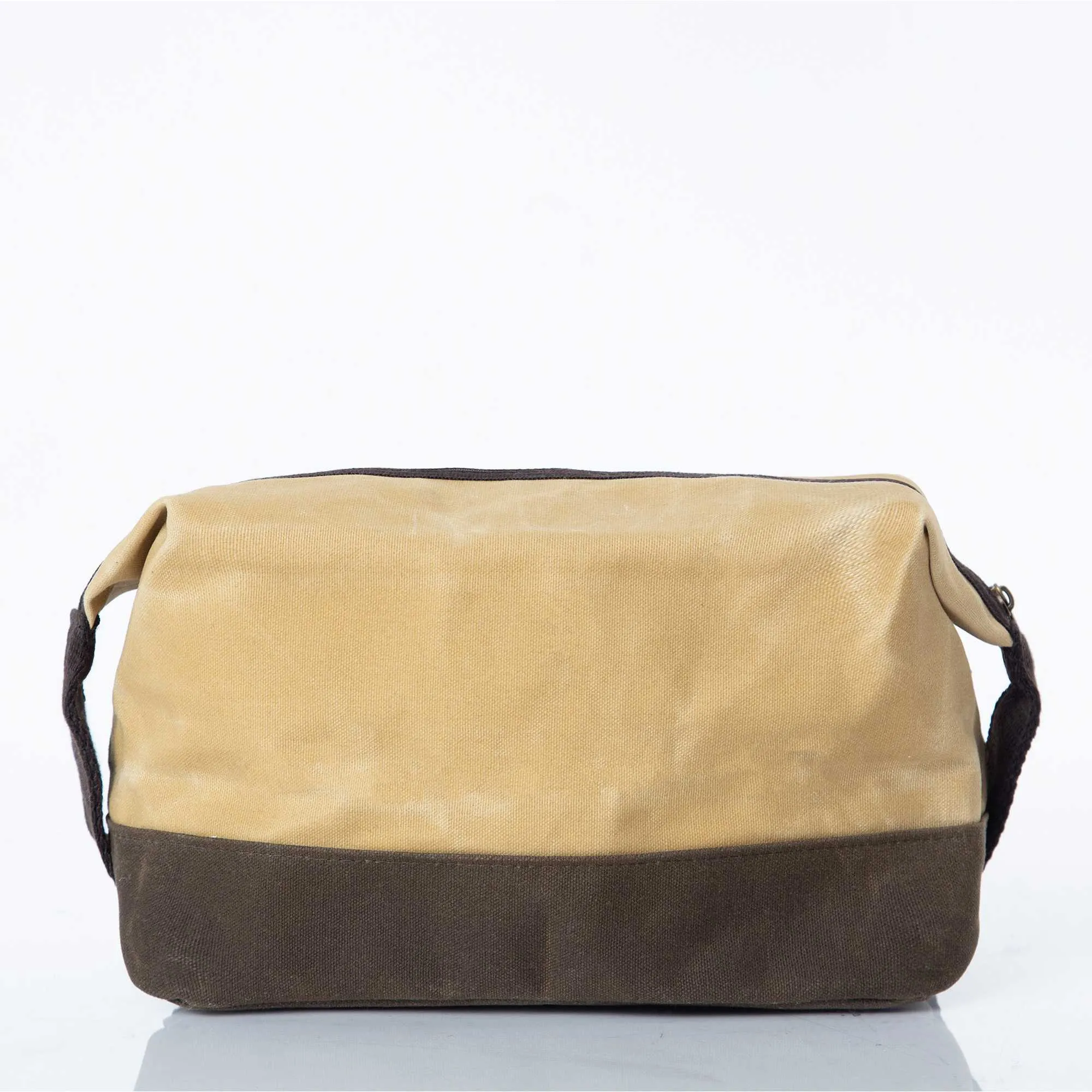 Georgia Themed Waxed Canvas Dopp Kit