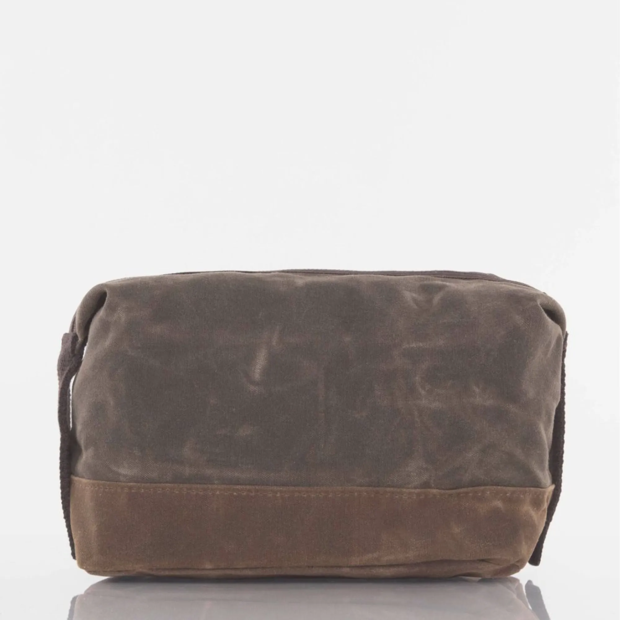 Georgia Themed Waxed Canvas Dopp Kit