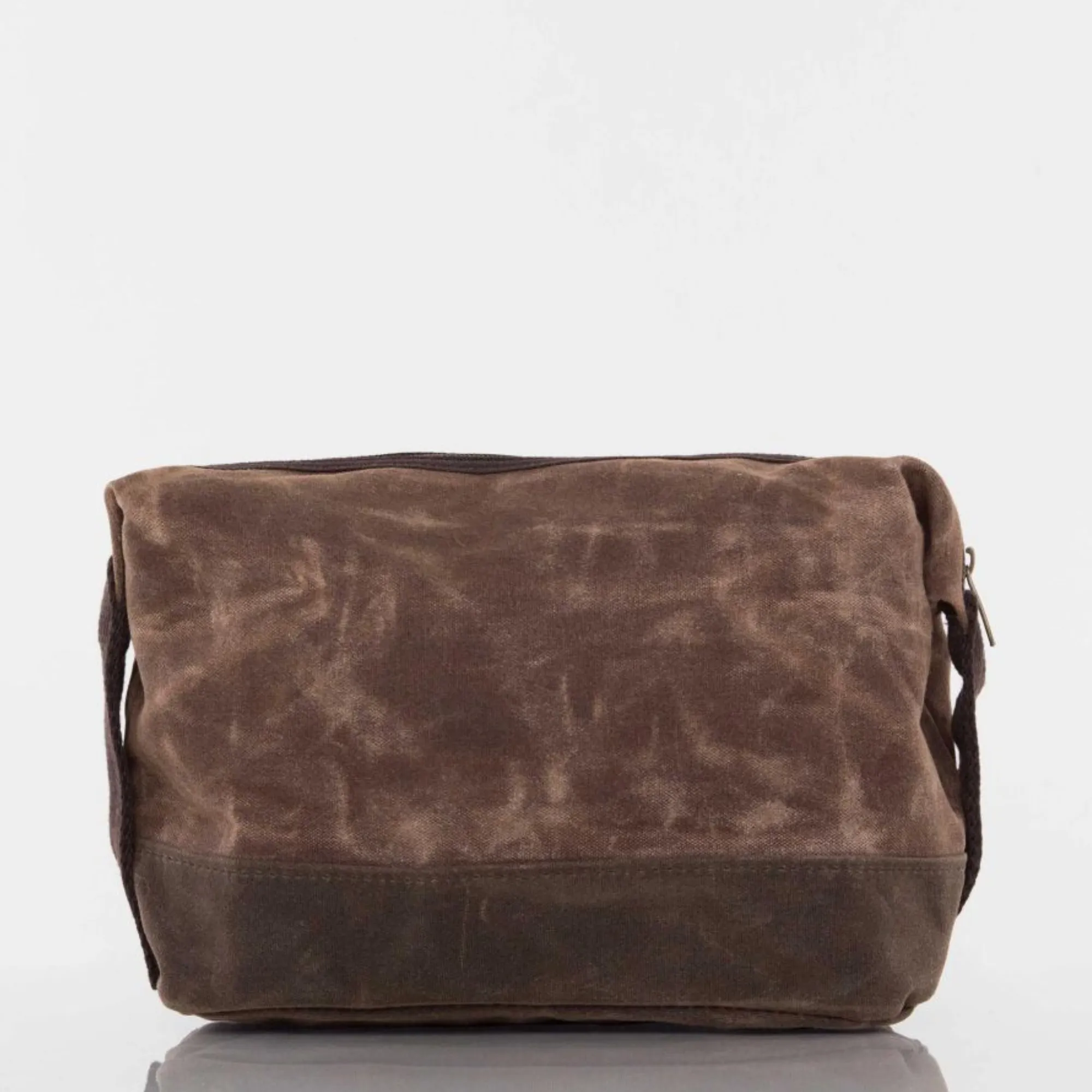 Georgia Themed Waxed Canvas Dopp Kit