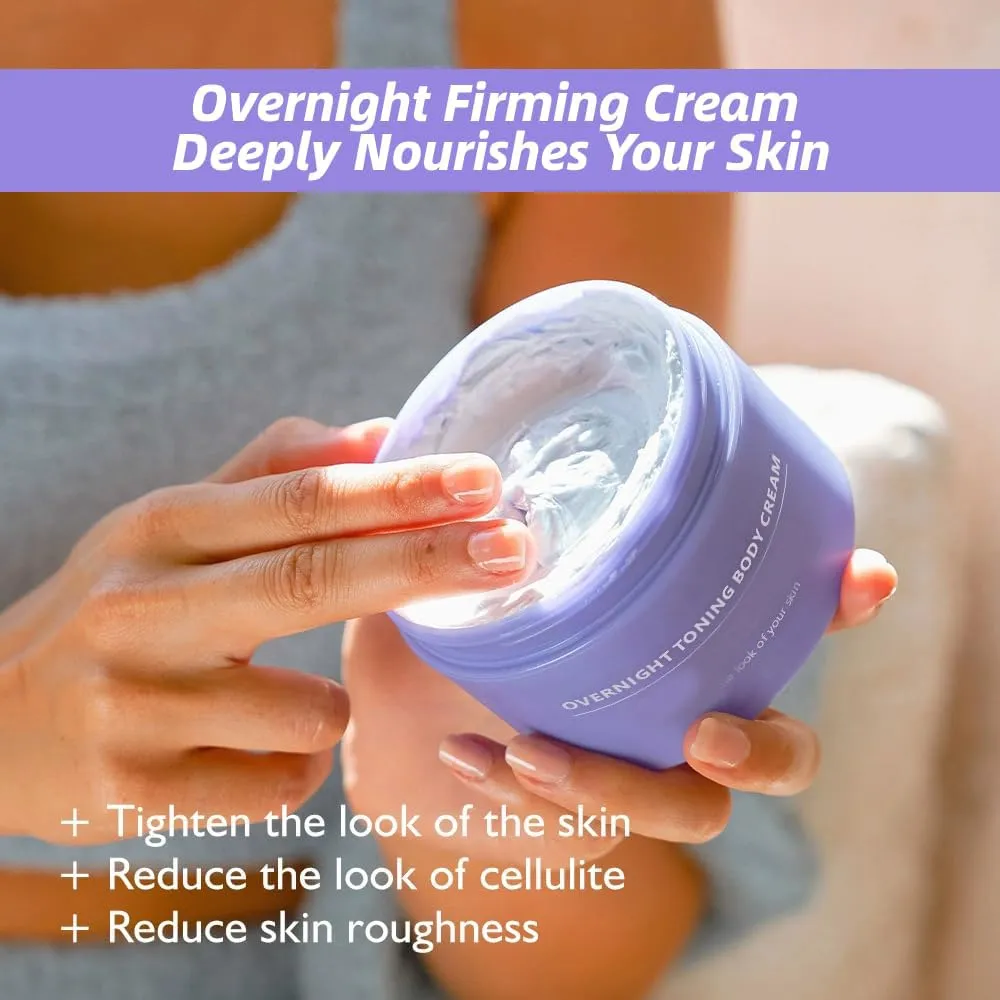 GET-DREAM overnight toning whip, Get Dream Overnight Toning Whip, Anti-Wrinkle Skin Tightening Gel, Body Firming Cream for women, Youthful Skin (2PCS, 200ml)