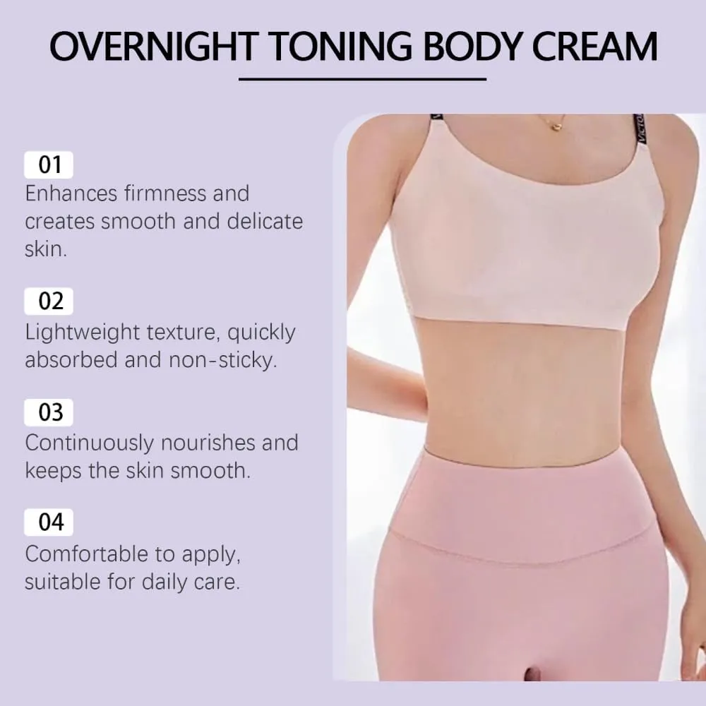 GET-DREAM overnight toning whip, Get Dream Overnight Toning Whip, Anti-Wrinkle Skin Tightening Gel, Body Firming Cream for women, Youthful Skin (2PCS, 200ml)