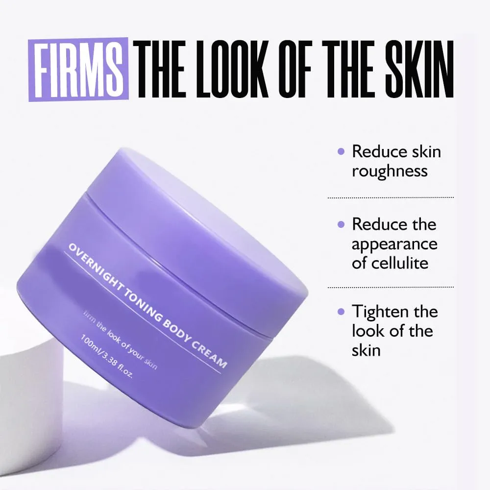 GET-DREAM overnight toning whip, Get Dream Overnight Toning Whip, Anti-Wrinkle Skin Tightening Gel, Body Firming Cream for women, Youthful Skin (2PCS, 200ml)