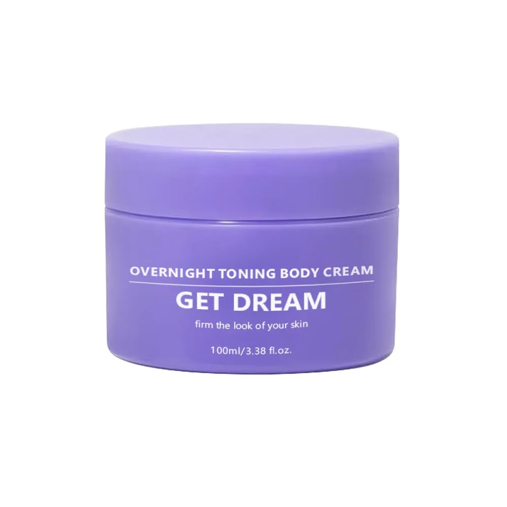 GET-DREAMY Overnight Toning Whip, Body Firming Whip That Works While You Sleep,Anti-Wrinkle Skin Tightening Gel, Body Firming Cream for women, Youthful Skin(1PCS).