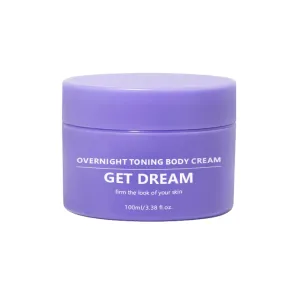 GET-DREAMY Overnight Toning Whip, Body Firming Whip That Works While You Sleep,Anti-Wrinkle Skin Tightening Gel, Body Firming Cream for women, Youthful Skin(1PCS).