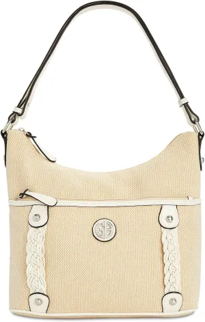 Giani Bernini Braided Linen Hobo