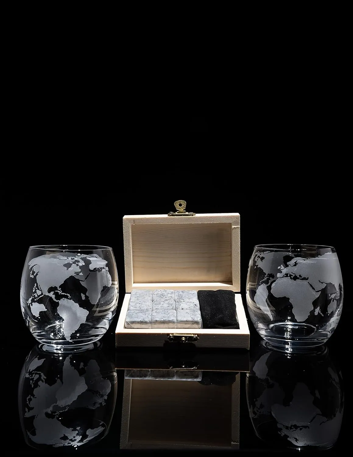 Gifts for Men Dad, Whiskey Decanter Globe Set with Ball & Glasses, Anniversary Birthday Gifts for Him Husband Boyfriend Brother, Unique Valentine Day Gifts for Bourbon Scotch Liquor Vodka, Cool Stuff