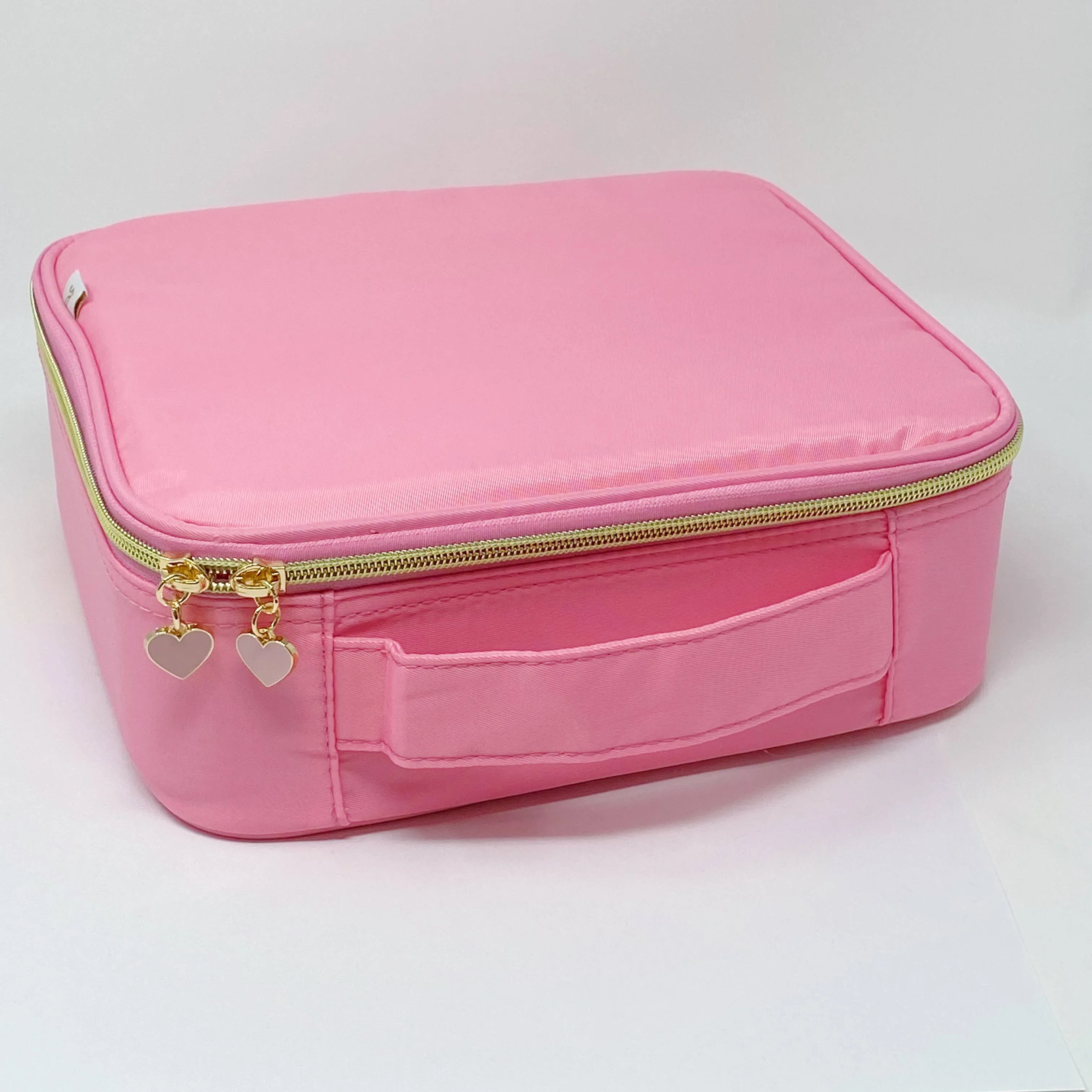 Glam Girl Cosmetic Case: Pink Gingham