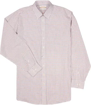 Gold Label Men's Big and Tall Point Collar Dress Shirt Long Sleeve with Pocket, Non-Iron Wrinkle-Resistant
