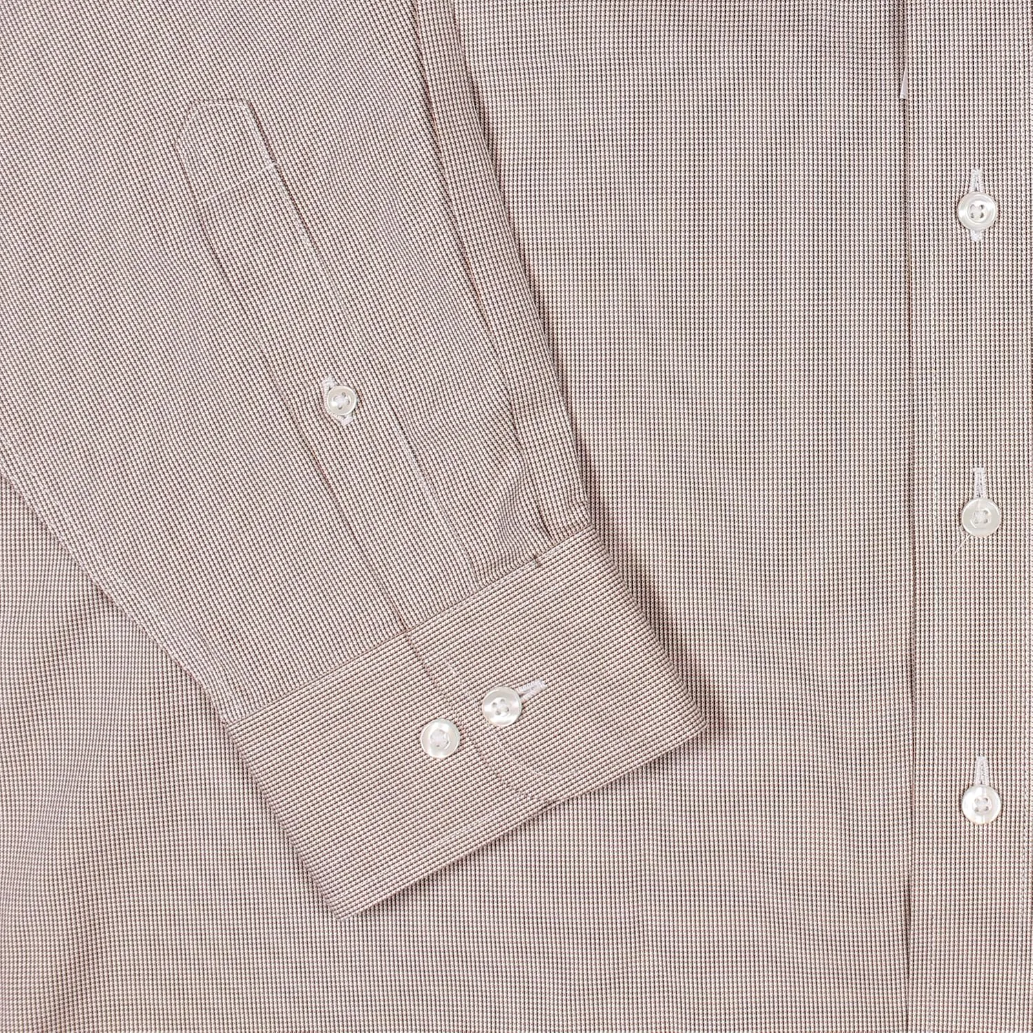 Gold Label Men's Big and Tall Point Collar Dress Shirt Long Sleeve with Pocket, Non-Iron Wrinkle-Resistant