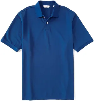 Gold Label Men's Pique Polo Shirt Supima Cotton Short Sleeve Wrinkle Resistant (Also in Big & Tall)