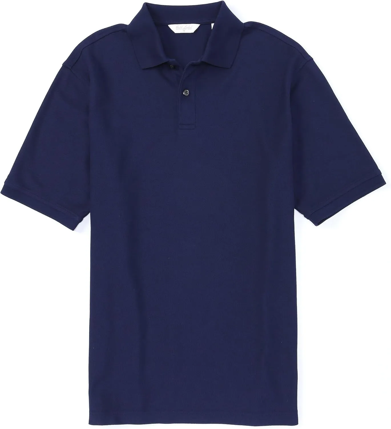 Gold Label Men's Pique Polo Shirt Supima Cotton Short Sleeve Wrinkle Resistant (Also in Big & Tall)