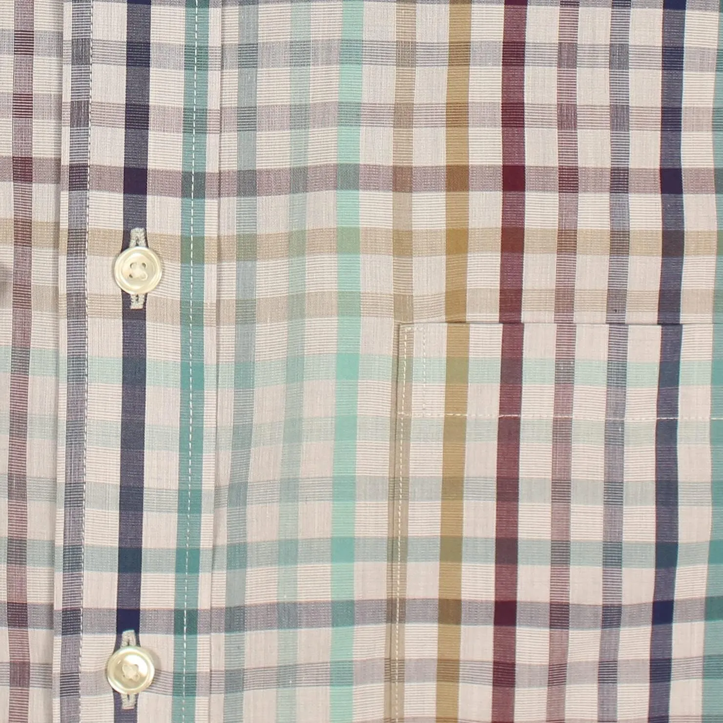 Gold Label Men's Short Sleeve Pocket Shirt Non-Iron Wrinkle-Resistant, Regular Sizes