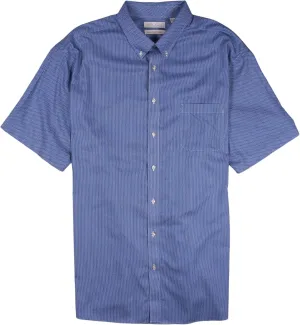 Gold Label Roundtree & Yorke Big and Tall Men's Short Sleeve Pocket Shirt Non-Iron Wrinkle-Resistant