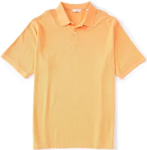 Gold Label Roundtree & Yorke Men's Pique Polo Shirt Short Sleeve Wrinkle Resistant (Available in Big & Tall)