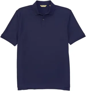 Gold Label Roundtree & Yorke Men's Pique Polo Shirt Short Sleeve Wrinkle Resistant (Available in Big & Tall)