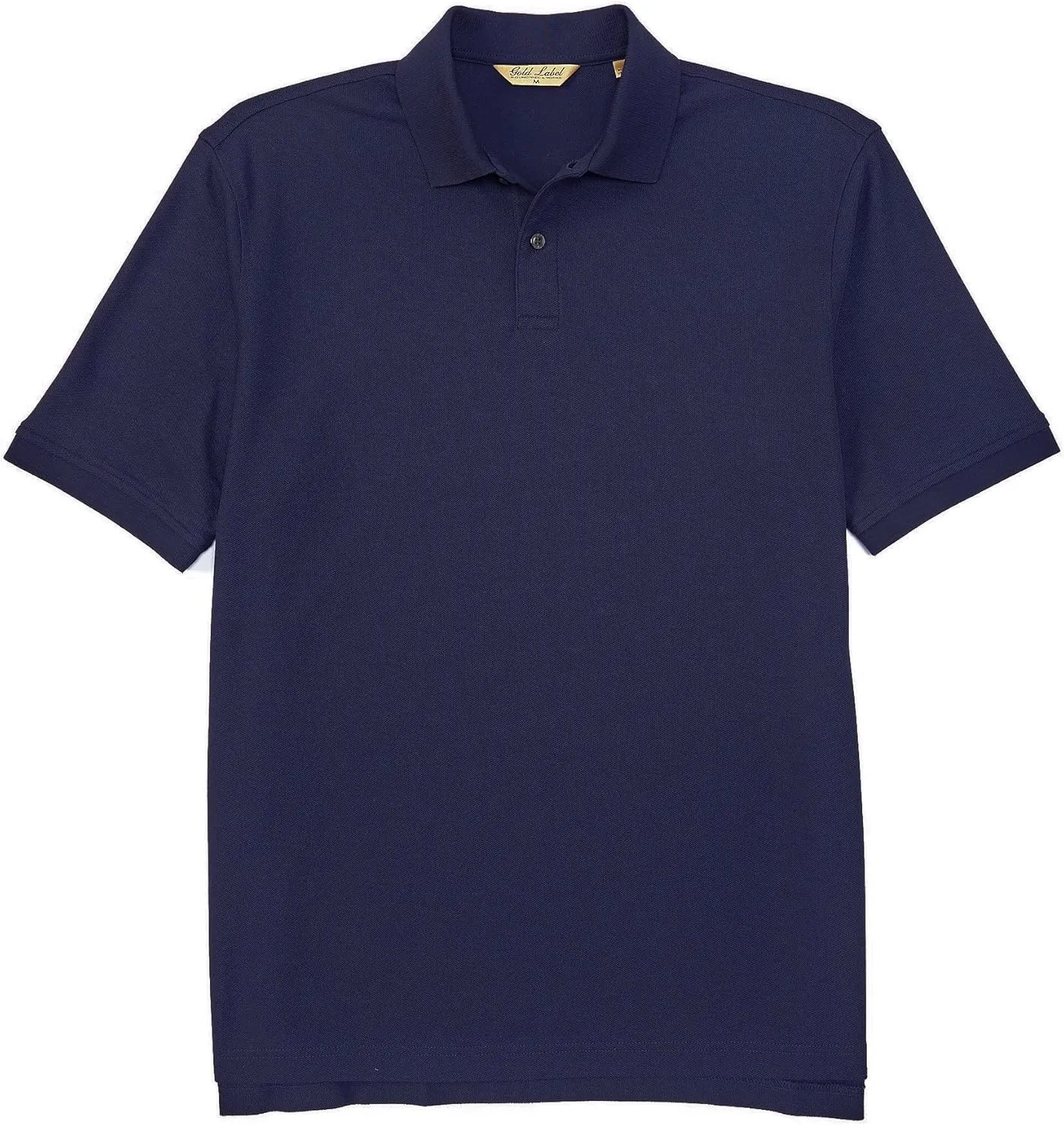 Gold Label Roundtree & Yorke Men's Pique Polo Shirt Short Sleeve Wrinkle Resistant (Available in Big & Tall)