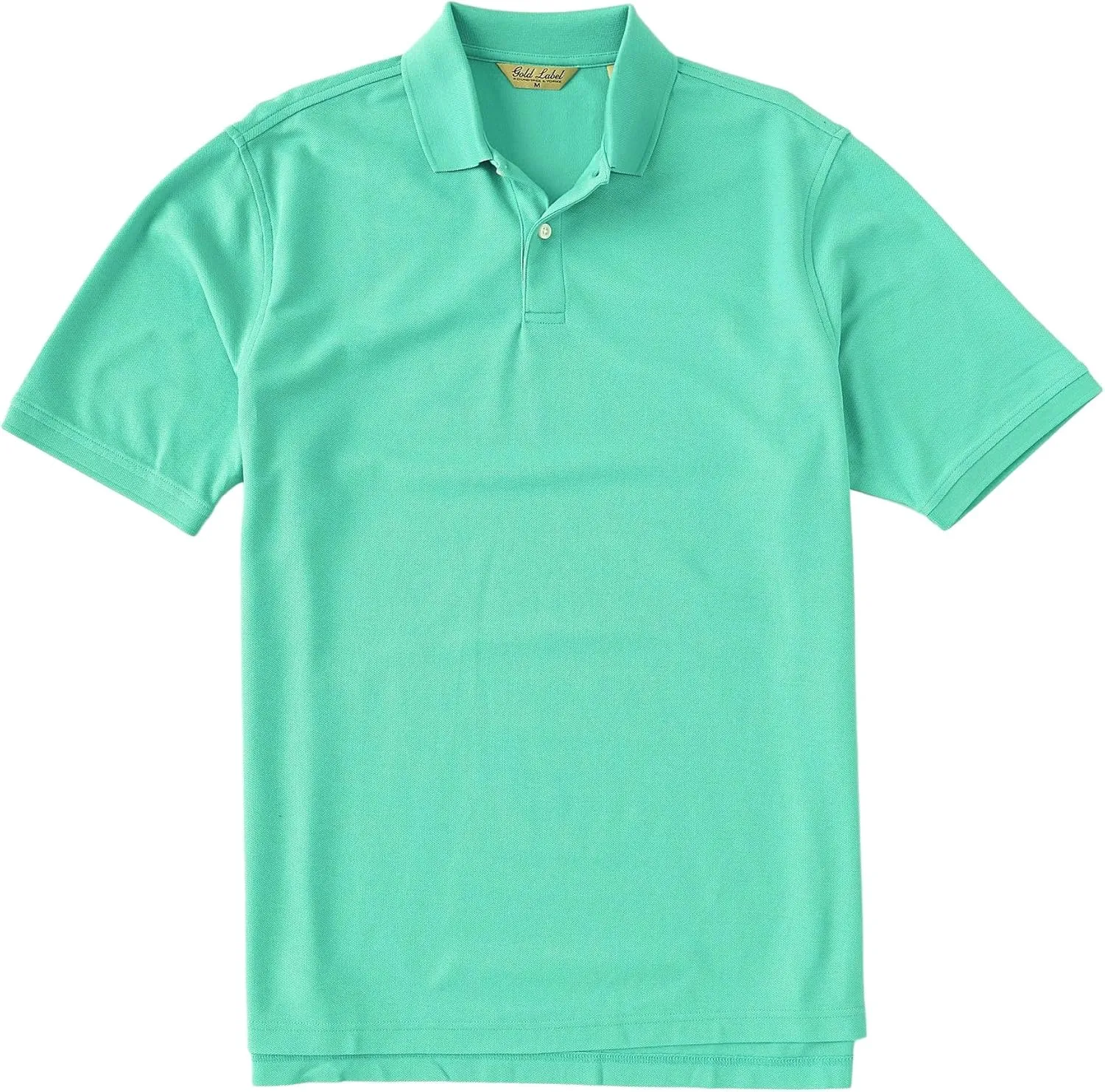 Gold Label Roundtree & Yorke Men's Pique Polo Shirt Short Sleeve Wrinkle Resistant (Available in Big & Tall)