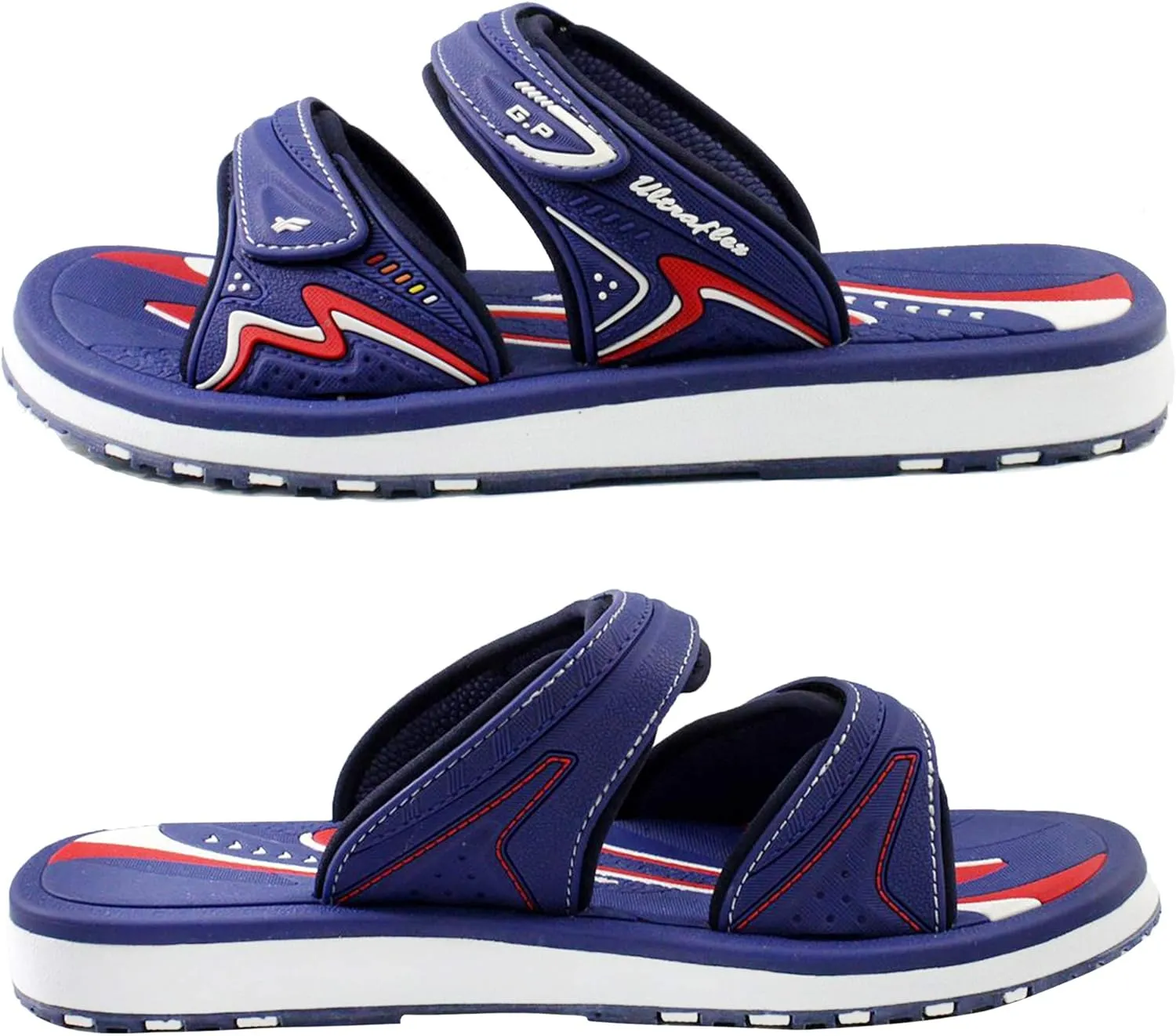Gold Pigeon Shoes KIDS Easy Snap Lock Outdoor/Water Sandals & Slides. Adjustable Straps