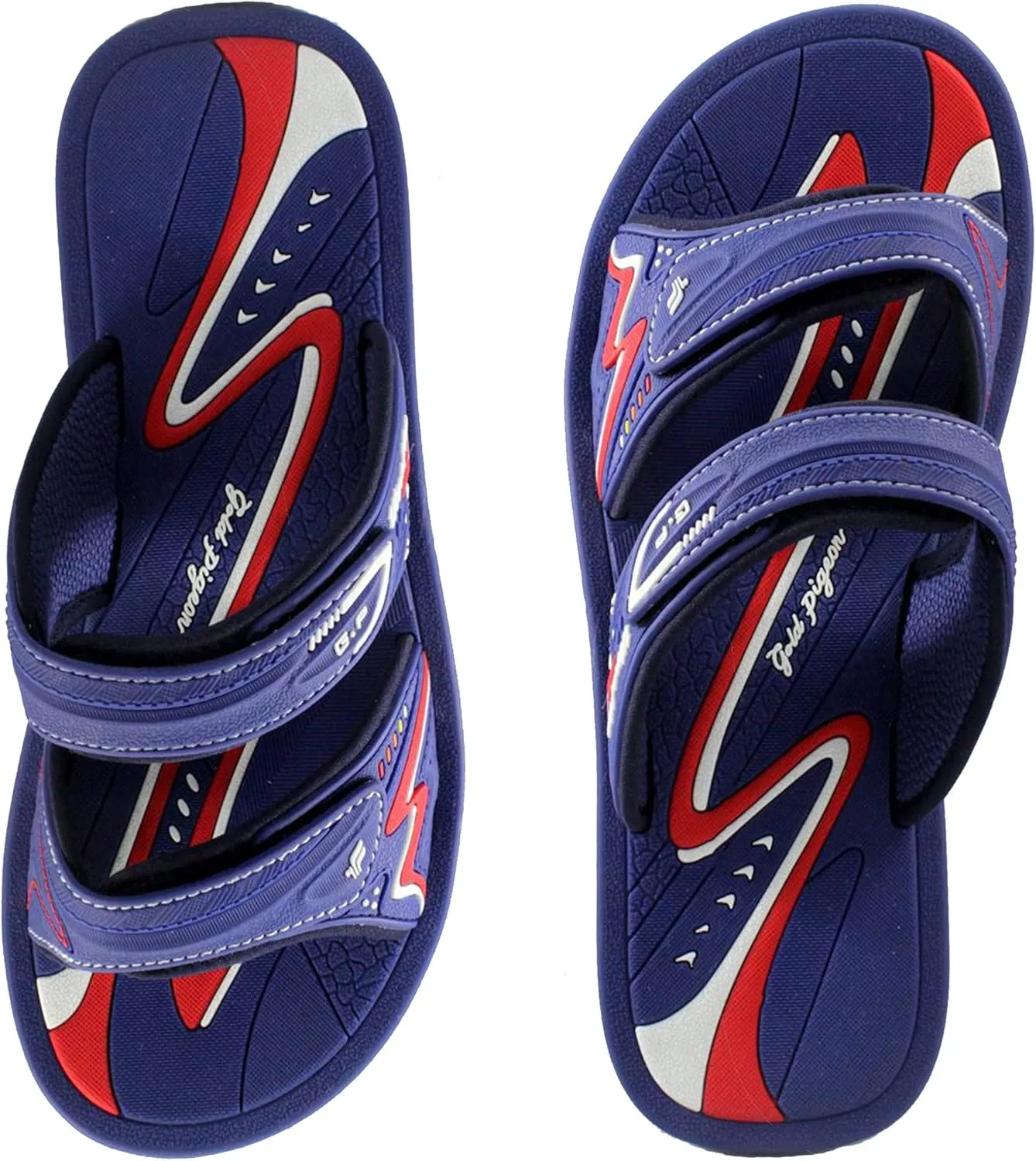 Gold Pigeon Shoes KIDS Easy Snap Lock Outdoor/Water Sandals & Slides. Adjustable Straps