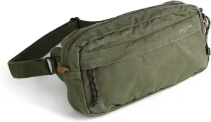 GOOTIUM Men’s Crossbody Pack - Canvas Daily Essentials Sling Bag Small Shoulder Backpack, Olive