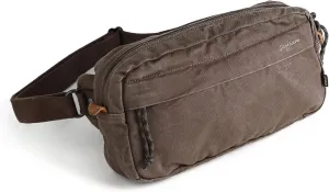 GOOTIUM Men’s Crossbody Pack - Canvas Daily Essentials Sling Bag Small Shoulder Backpack, Umber