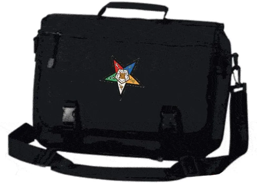 Greekgear Order-of-Eastern-Star Emblem Briefcase