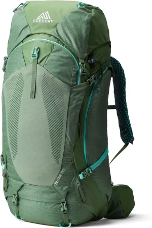Gregory Kalmia 50L Women's Backpacking Pack, Ventilated Backpanel, Built-In Hydration Attachment for Bladder (Reservoir Not Included), Small/Medium, Olive Frost