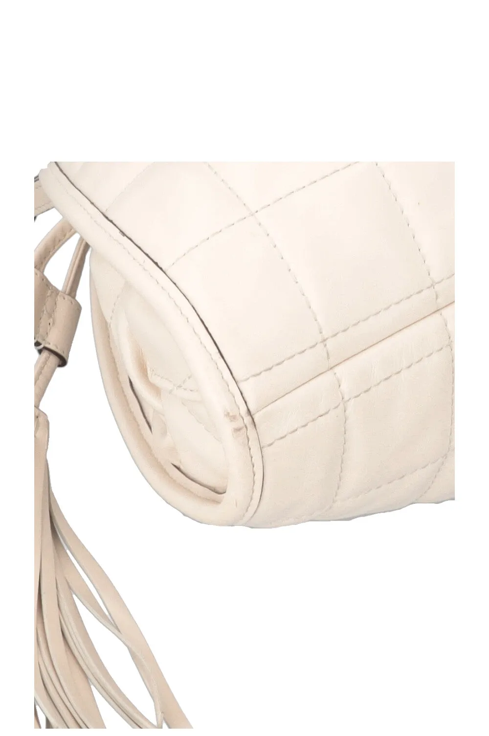 GUCCI Deco Medium Hobo Bag Leather White