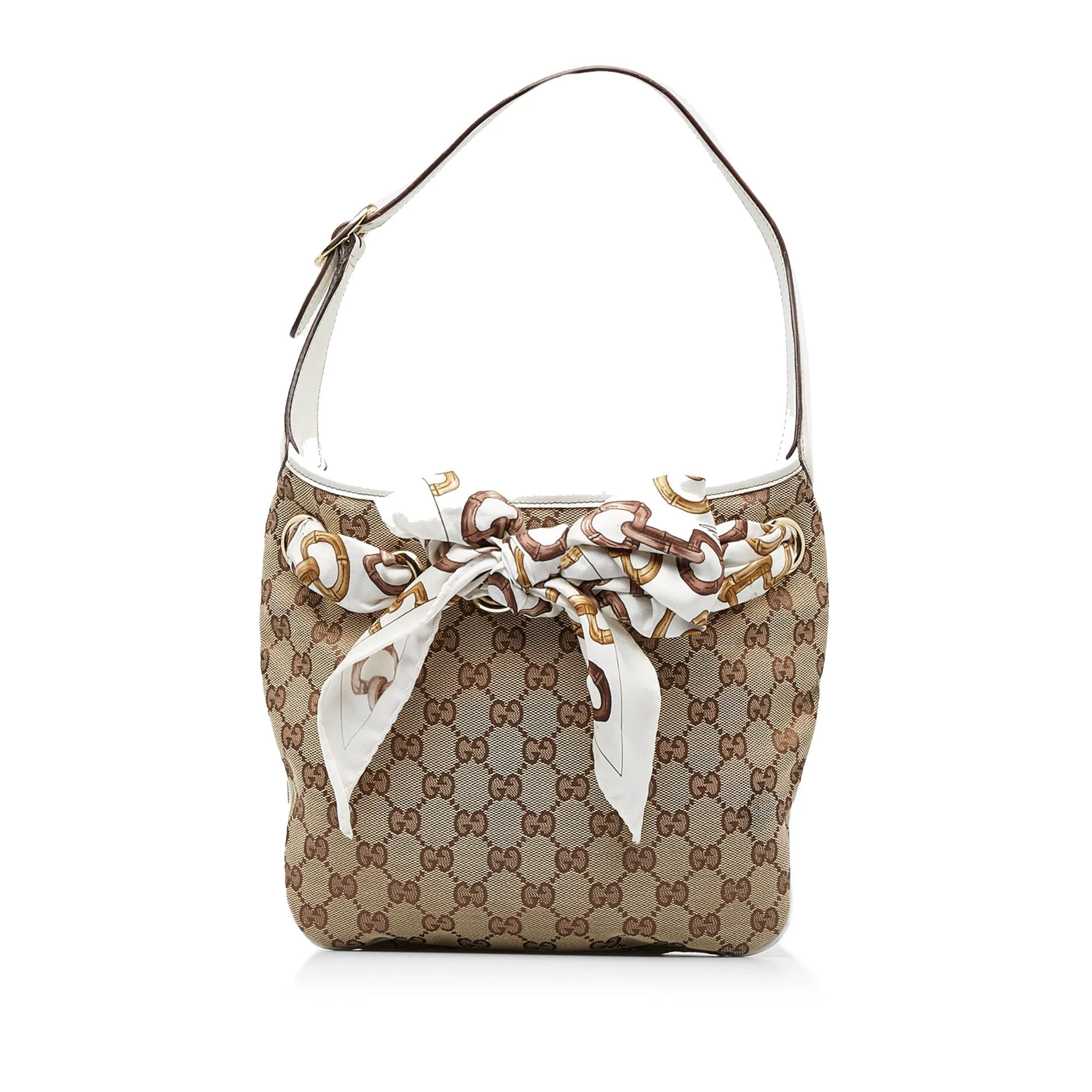 GUCCI GG Canvas Positano Hobo Hobo Bag