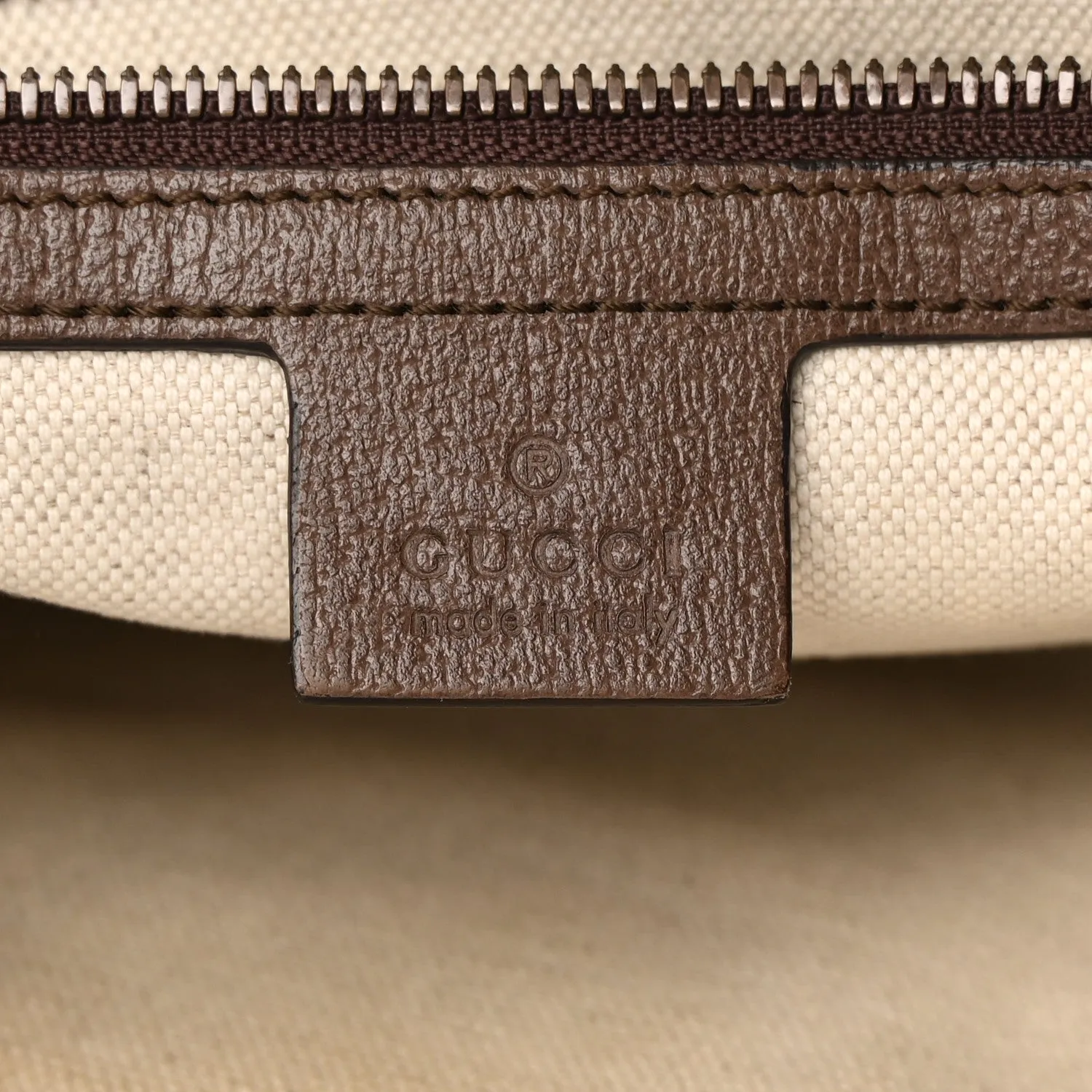 GUCCI GG SUPREME MONOGRAM WEB OPHIDIA HALF MOON HOBO BAG