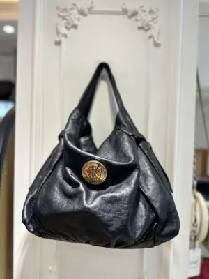 Gucci Hobo Bag Black Leather Shoulder Bag