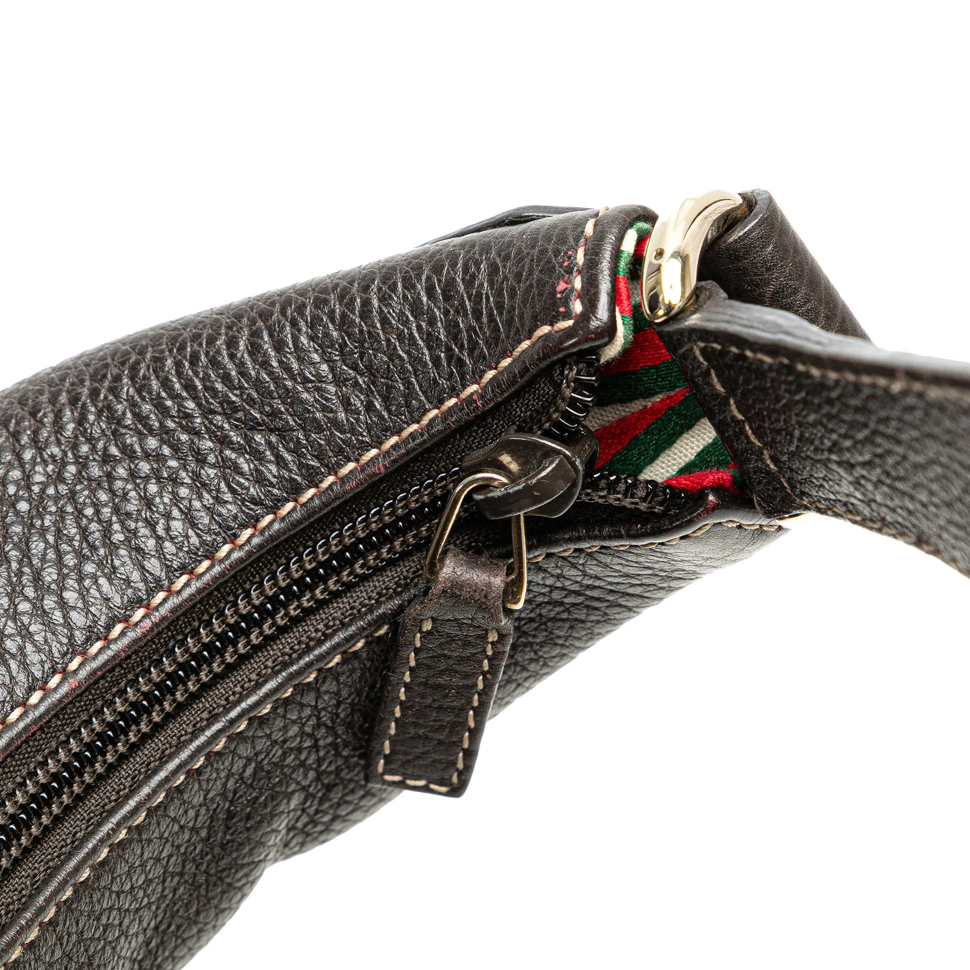 Gucci Leather Reins Hobo Bag