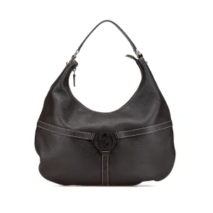 Gucci Leather Reins Hobo Bag