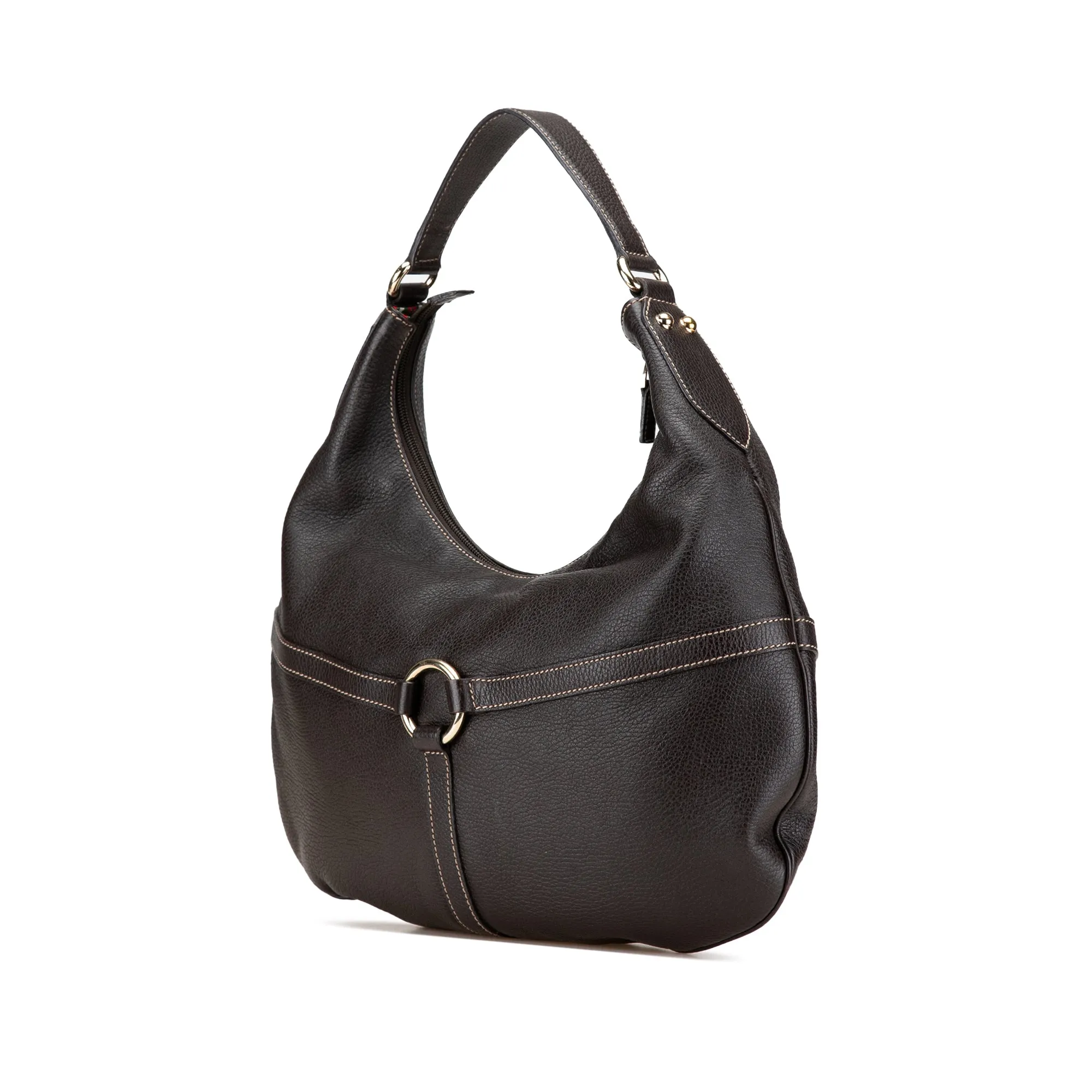 Gucci Leather Reins Hobo Bag