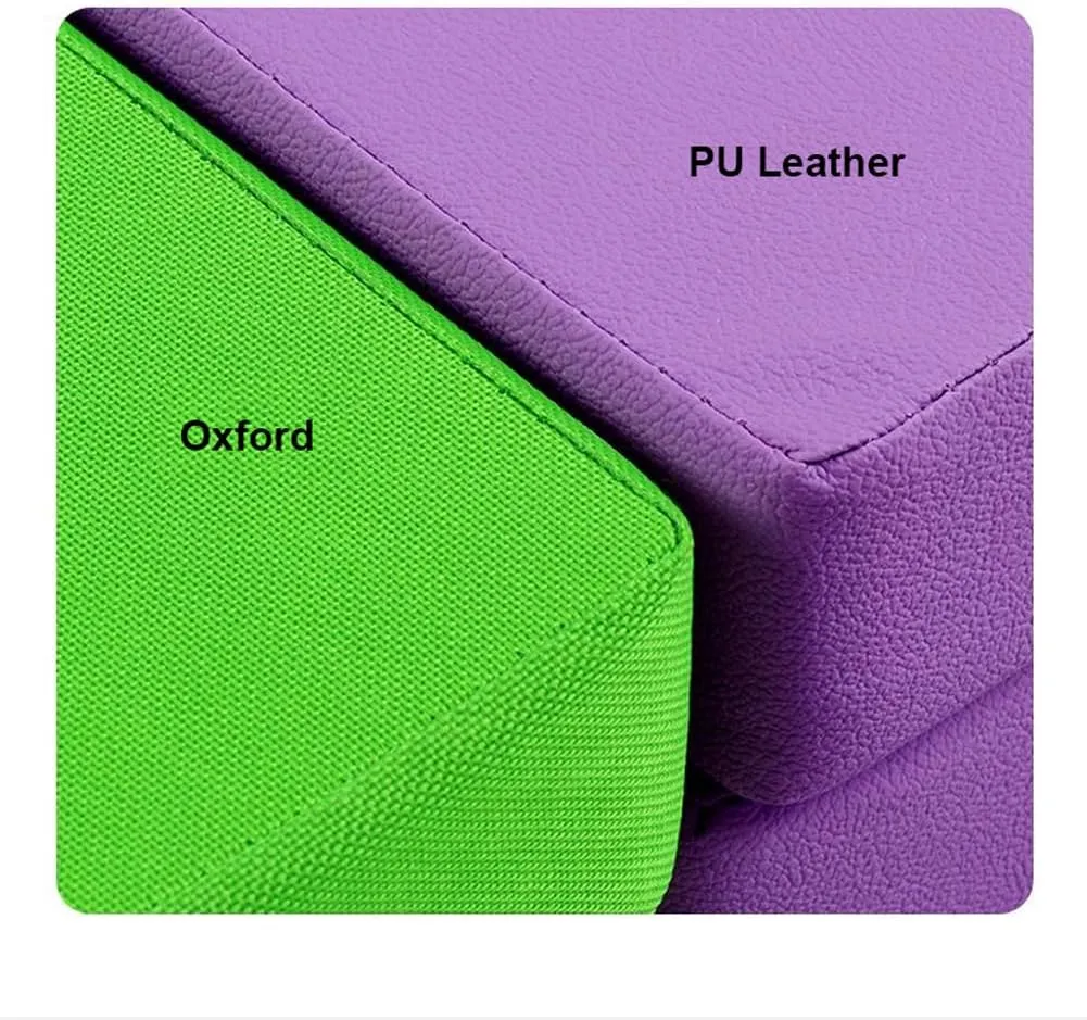 Gymnastics Mat Gym Mat Folding Mattress with Carrying Handle, 2"/4" Thick Waterproof Fabric Floor Mat Floor Guest Bed with Removable Cover,Foldable Mattress (Green-Oxford,24"x47"x2")