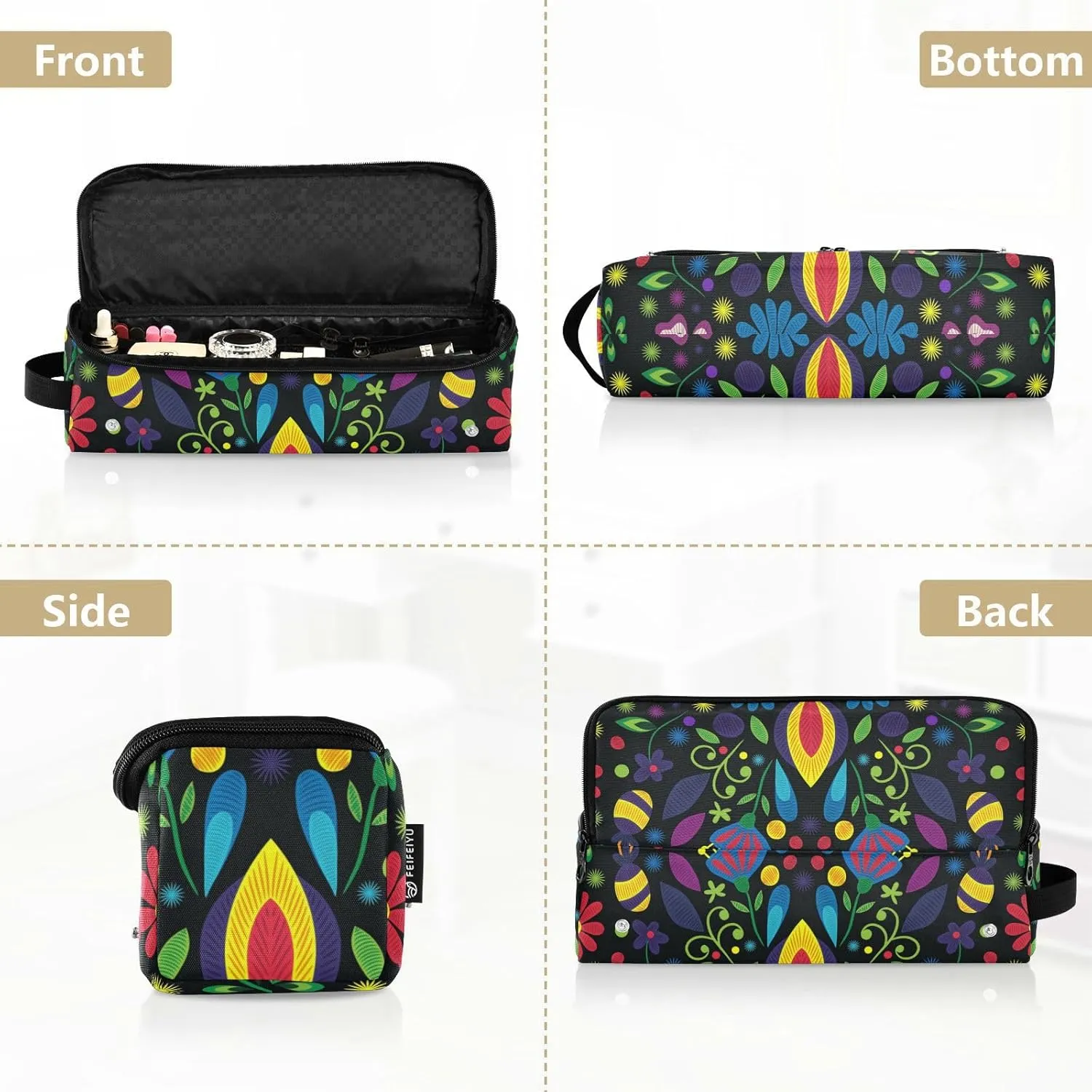 Hair Tools Travel Bag with Heat Resistant Mat Curling Iron Bag for Women Hair Tool Storage Case Straightener Flat Irons Hot Tools Travel Essentials Boho3