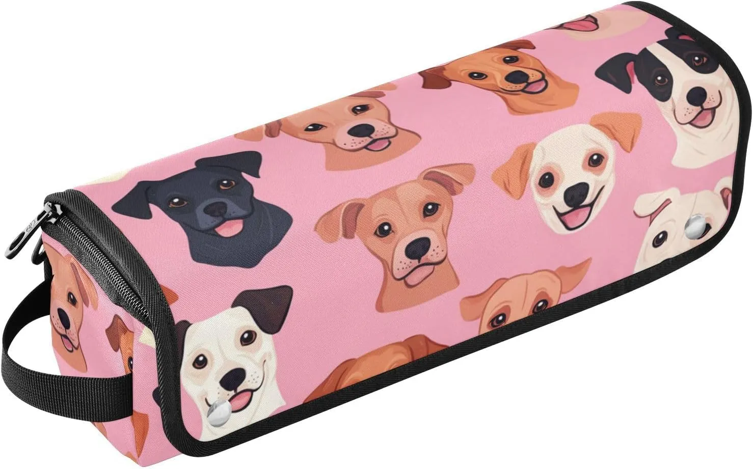 Hair Tools Travel Bag with Heat Resistant Mat Curling Iron Bag for Women Hair Tool Storage Case Straightener Flat Irons Hot Tools Travel Essentials Pink Cute German Shorthair Indicator Dog