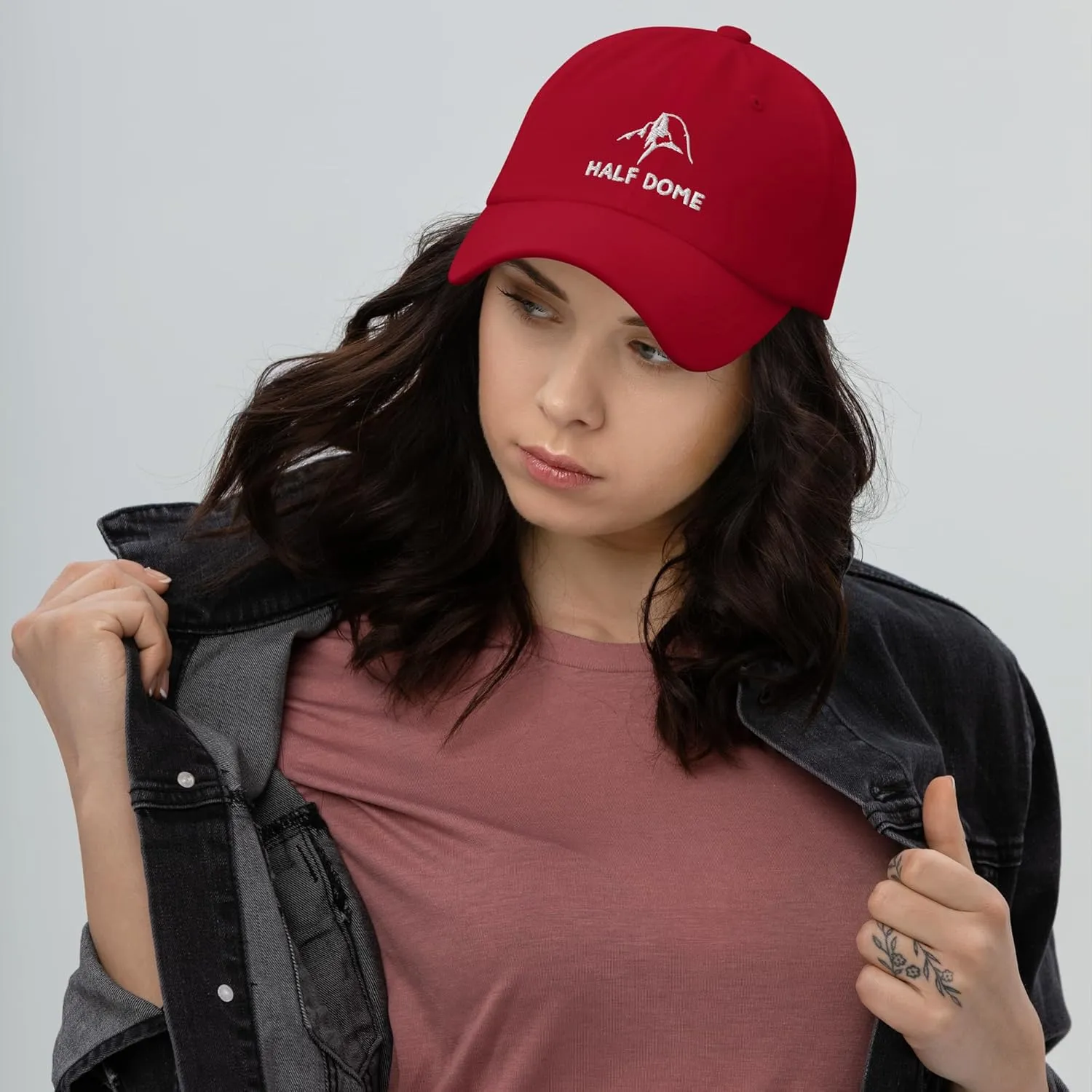 Half Dome Dad Hat Yosemite California West Coast Hiking Exploration Hat Travel Gear