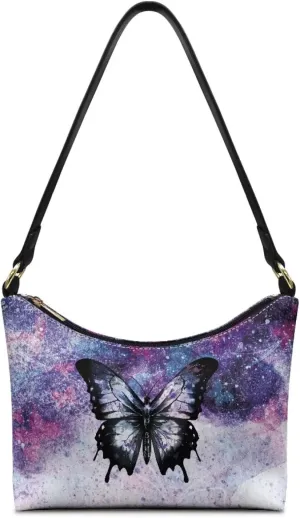 Handbag for Women Leather Underam Shoulder Bag with Zipper Fashion Work Purse Waterproof Travel Wallet